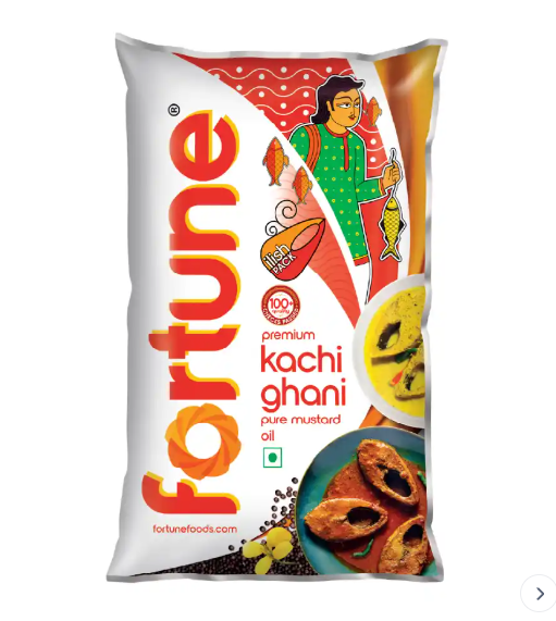 KACHI GHANI MUSTARD OILL (সর্ষের তেল) 1 Lit
